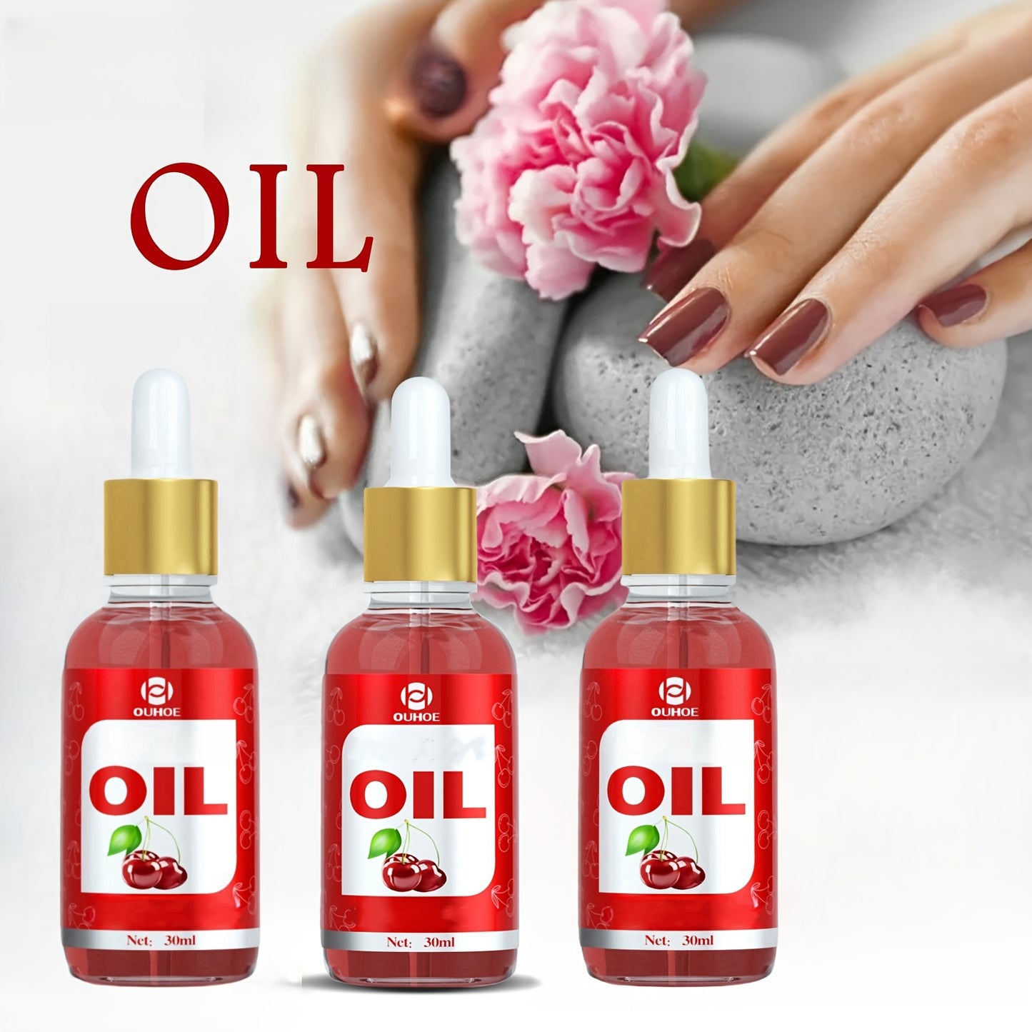 1.01oz Moisturizing Nail Care Oil with Vitamin C and E