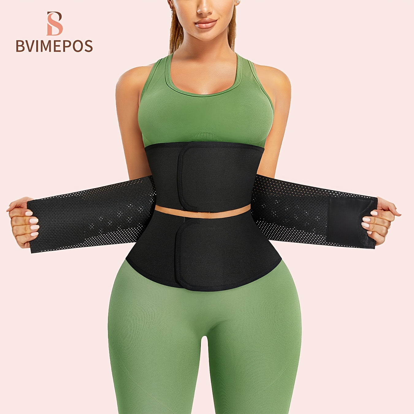 BVIMEPOS Women's Brown Waist Trainer Slimming Tummy Control