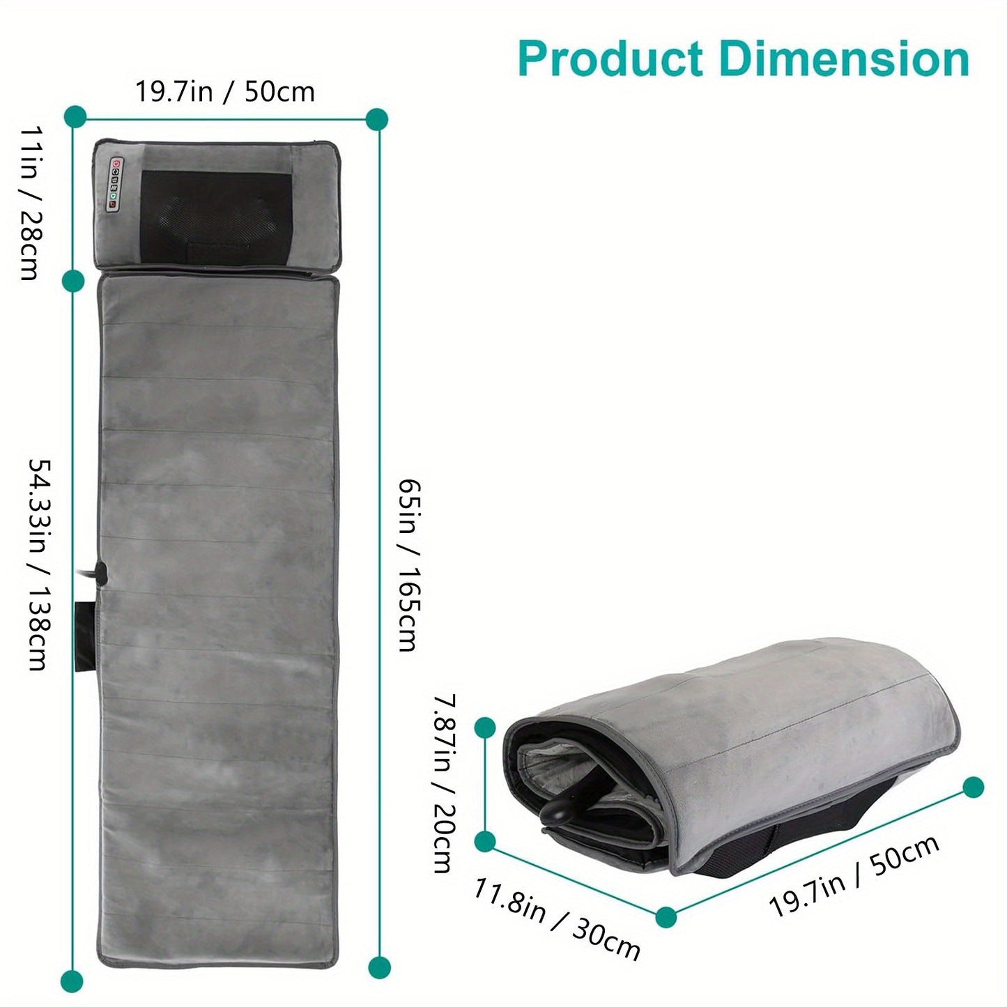 Multifunction Heating Electric Massage Mat