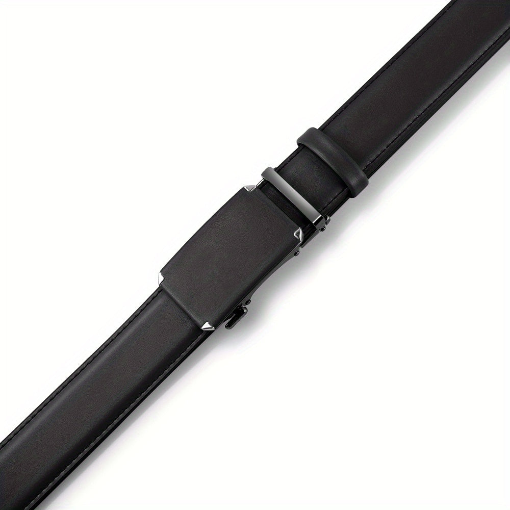 2pcs DOOPAI Men's Genuine Leather Belt with Automatic Buckle