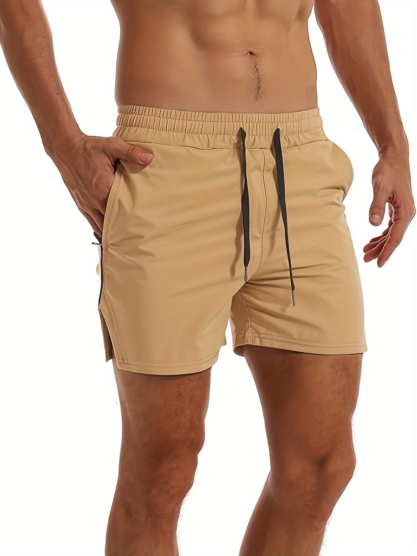 2 Pack Men's Gym Workout Shorts Quick Dry Lightweight Athletic