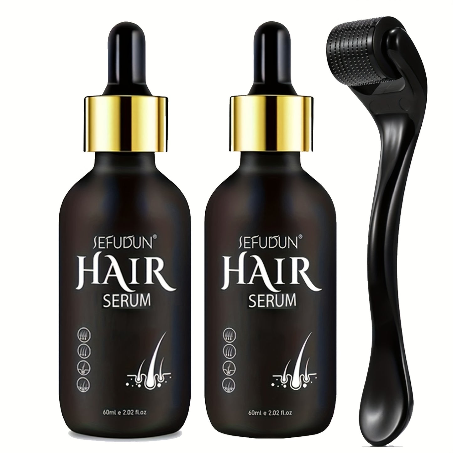 60ml Hair Beard Nutrition Gift Scalp Essence Set for Men