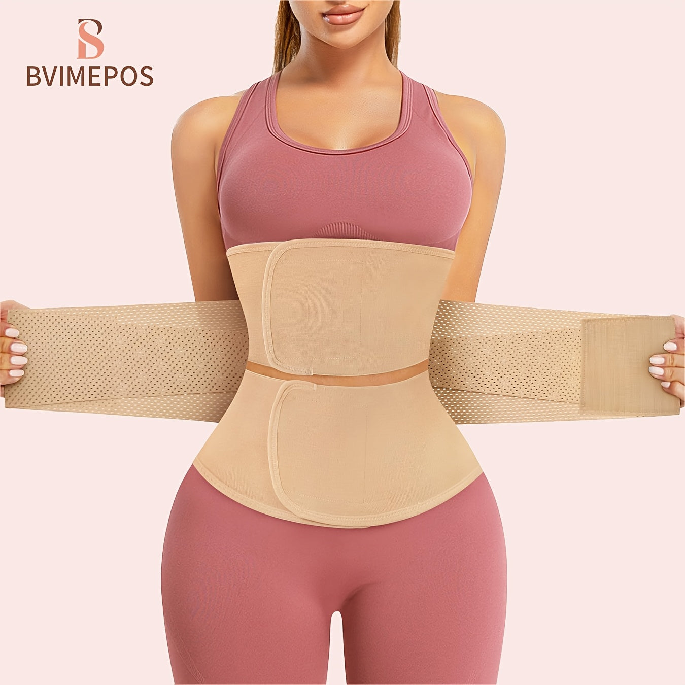 BVIMEPOS Women's Brown Waist Trainer Slimming Tummy Control