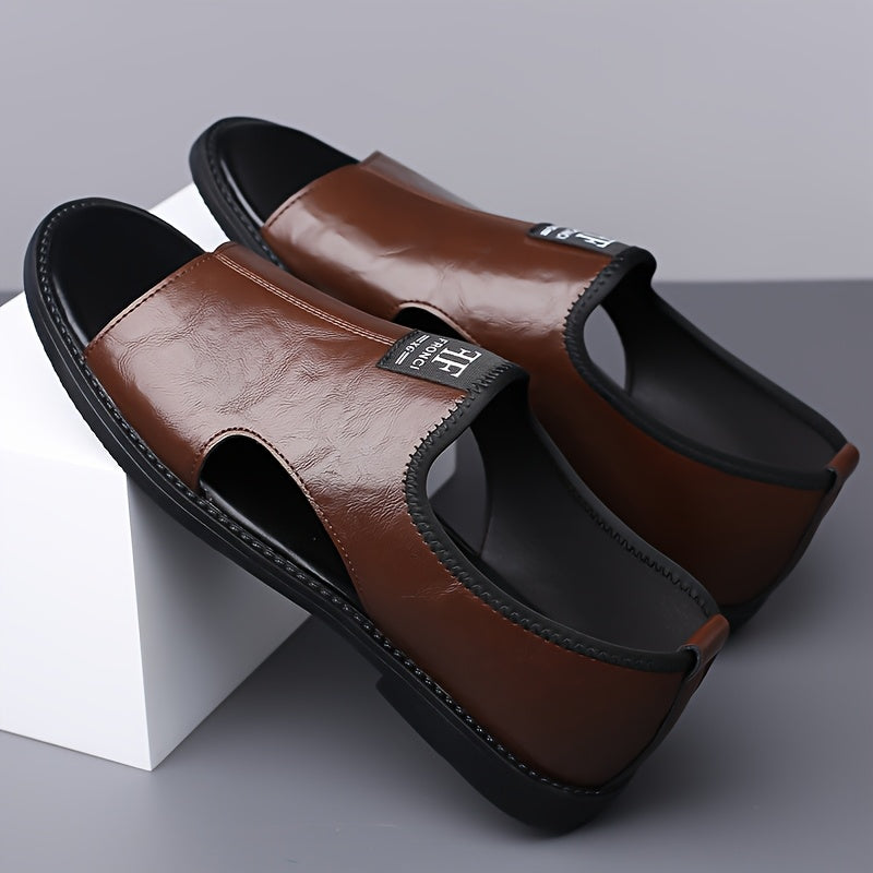 Men's Summer Beach Sandals Roman Shoes Anti Skid Breathable Soft Sole Three Colors