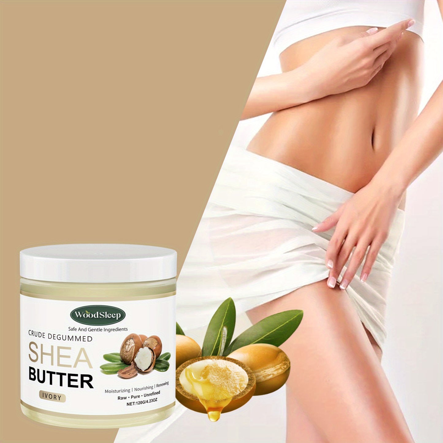 Shea Butter Hydrating Cream Alcohol-Free Vitamin E Nourishing