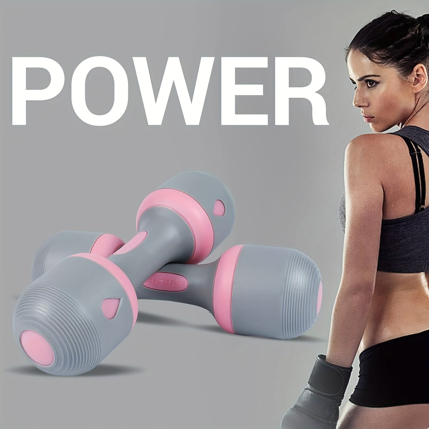 5-in-1 Adjustable Dumbbell Set with Non-Slip Grip Compact