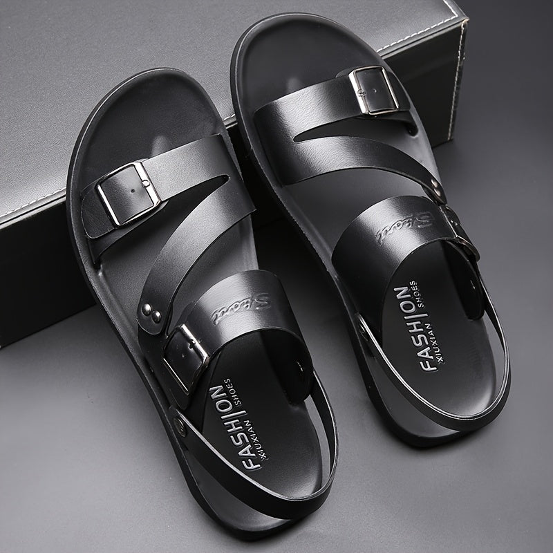 Men's Summer Sandals Suitable For Outdoor Wear And Driving Anti Slip Wear Resistant Casual Trendy Beach Shoes