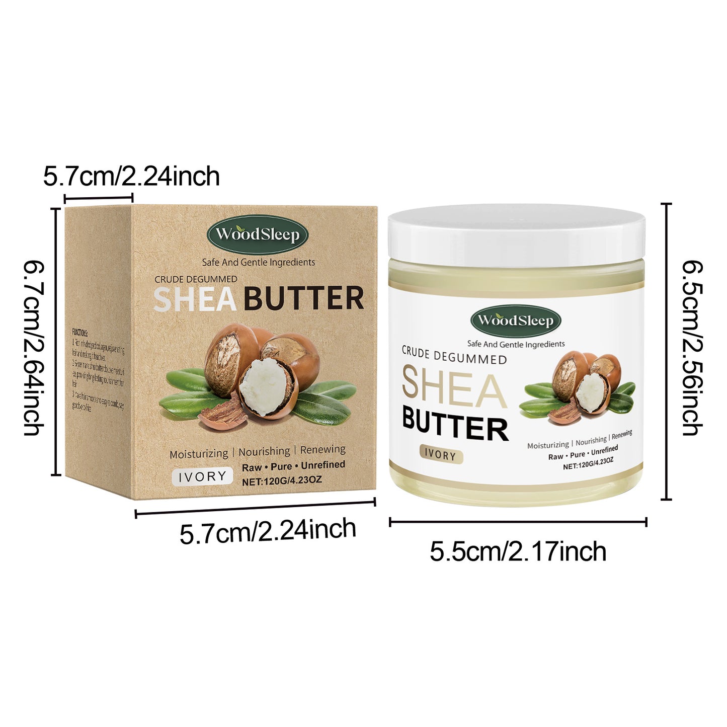 Shea Butter Hydrating Cream Alcohol-Free Vitamin E Nourishing