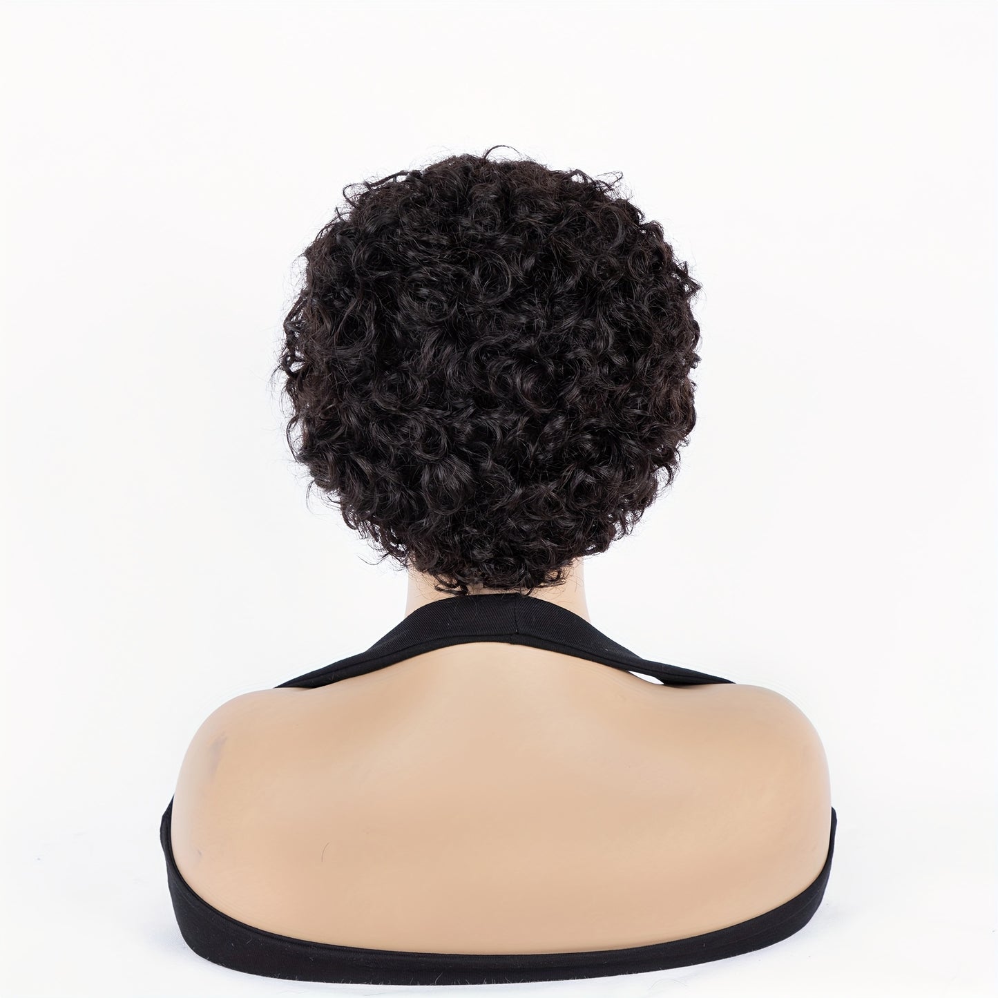 6 Inch Short Curly Lace Wig Pixie Wigs Human Hair 180 Percent Density Pixie Cut Transparent HD Lace Front Wigs Human Hair 13X1 Short Curly Wave Wigs Glueless Pre Plucked Hairline Natural Color