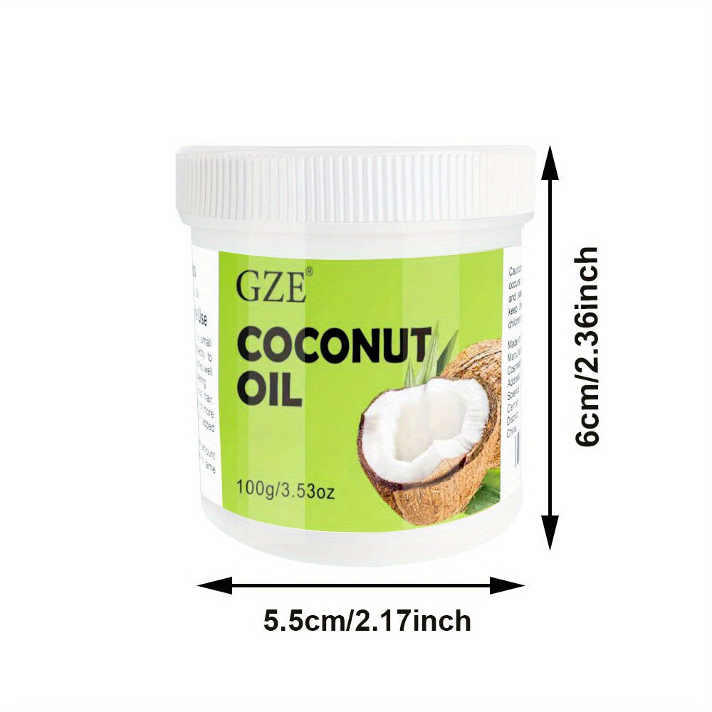 2 Pack GZE Coconut Oil Cold Pressed Virgin Cocos Nucifera