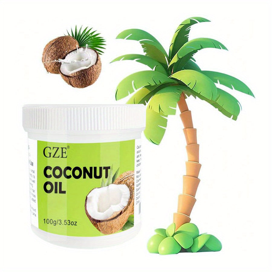 2 Pack GZE Coconut Oil Cold Pressed Virgin Cocos Nucifera