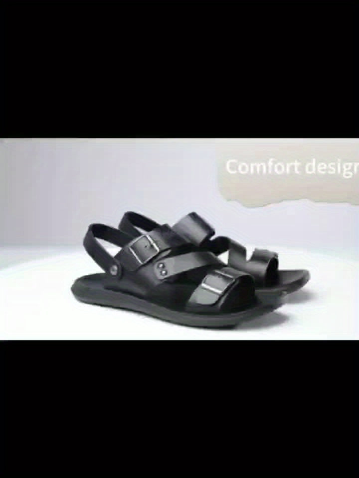 Men's Summer Sandals Suitable For Outdoor Wear And Driving Anti Slip Wear Resistant Casual Trendy Beach Shoes