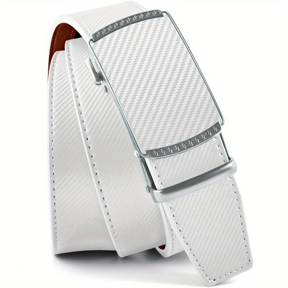 YOORAN Men's Premium Genuine Leather Belt with Alloy Buckle