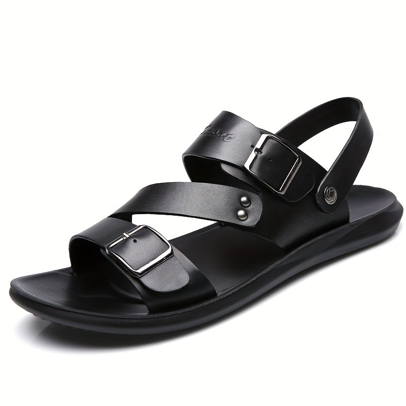 Men's Summer Sandals Suitable For Outdoor Wear And Driving Anti Slip Wear Resistant Casual Trendy Beach Shoes