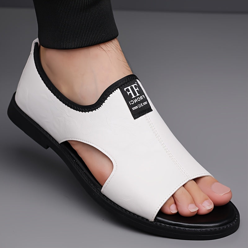 Men's Summer Beach Sandals Roman Shoes Anti Skid Breathable Soft Sole Three Colors