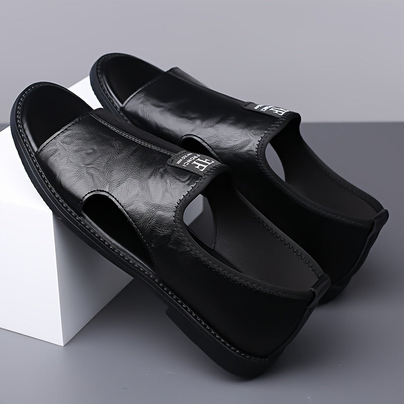 Men's Summer Beach Sandals Roman Shoes Anti Skid Breathable Soft Sole Three Colors