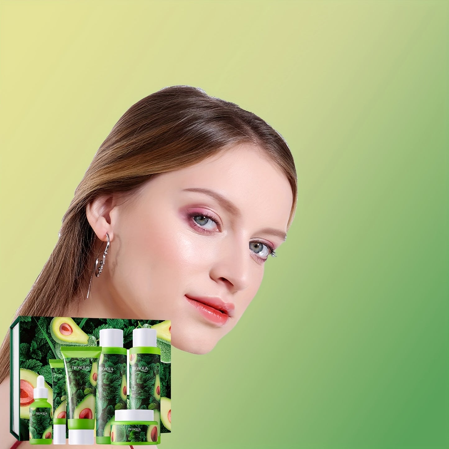 Avocado Skincare Set with Facial Cleanser and Lotion