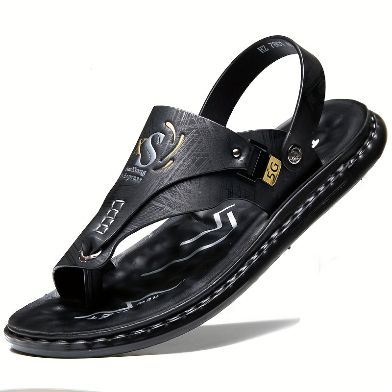 Mens Comfortable Hiking Sandals Sports Sandals Beach Walking Sandals with Arch Support