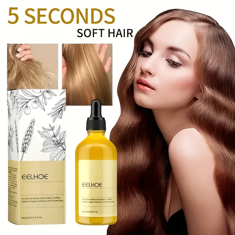 5pcs Rosemary Moisturizing Hair Oil For Smoother Hair