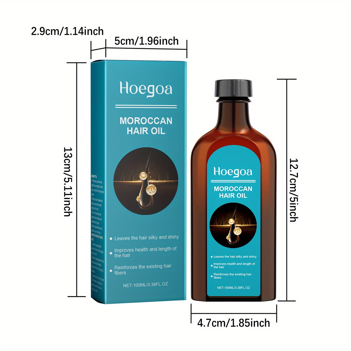 13.53oz Luxurious Moroccan Oil Hair Essential Oil for Moisture