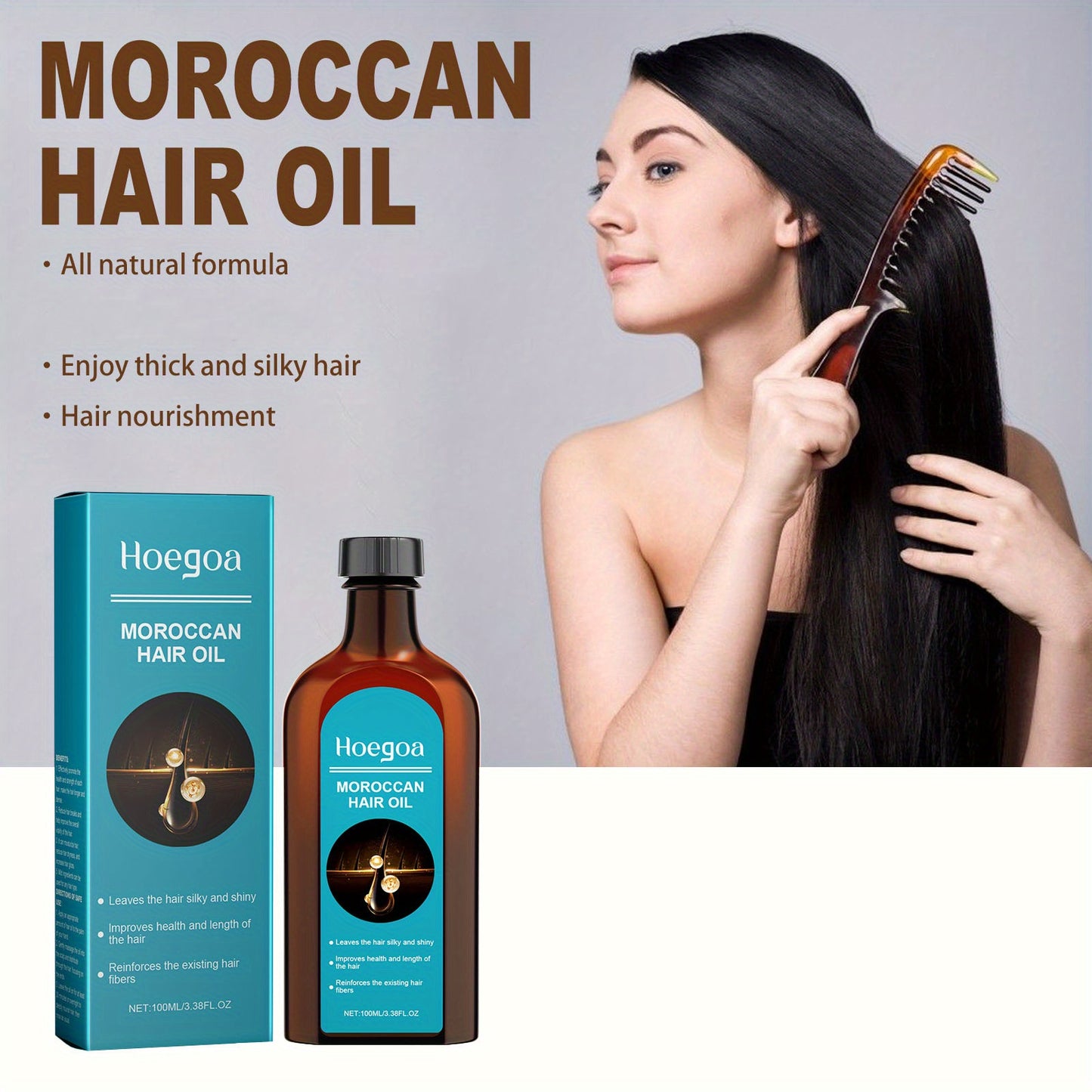 13.53oz Luxurious Moroccan Oil Hair Essential Oil for Moisture