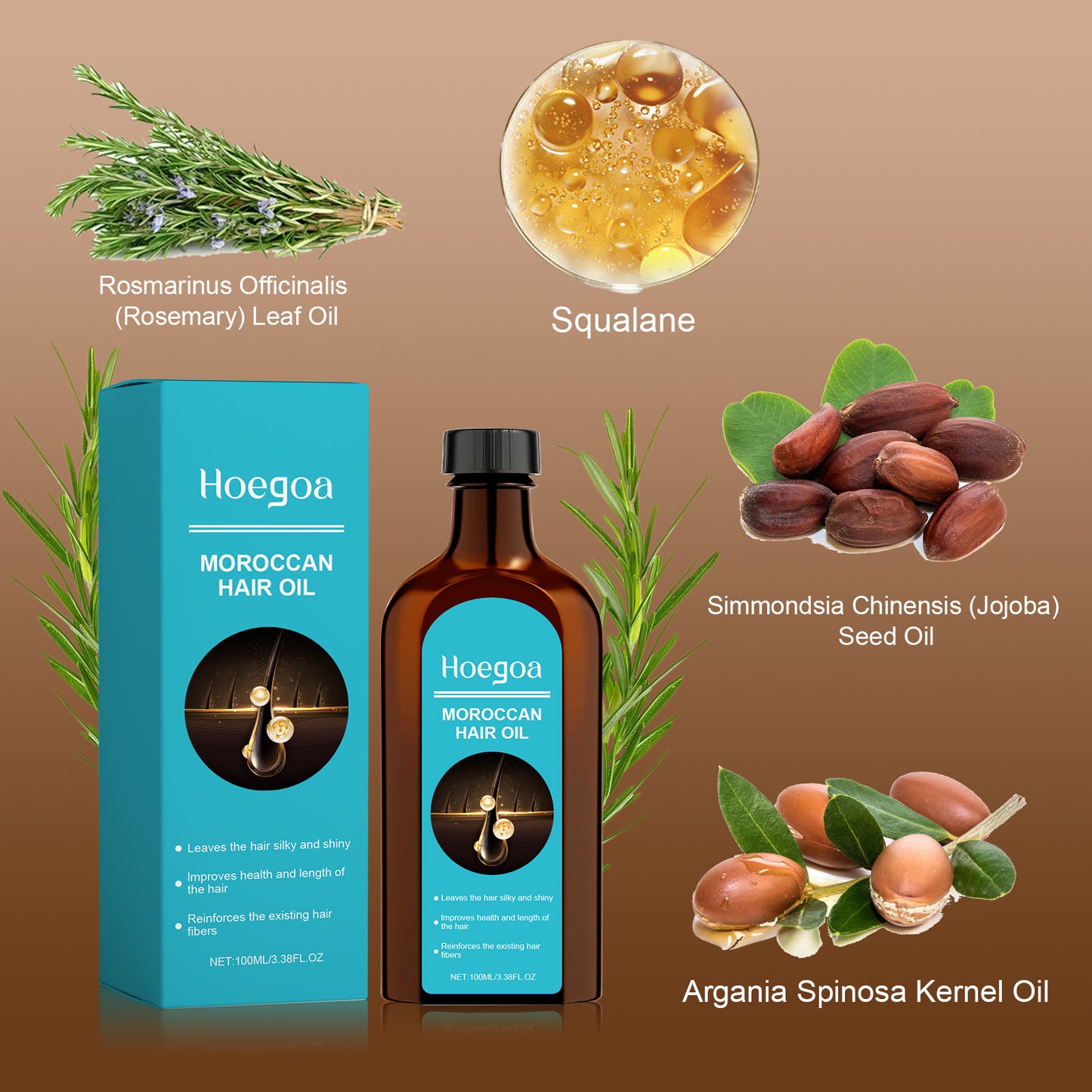 13.53oz Luxurious Moroccan Oil Hair Essential Oil for Moisture