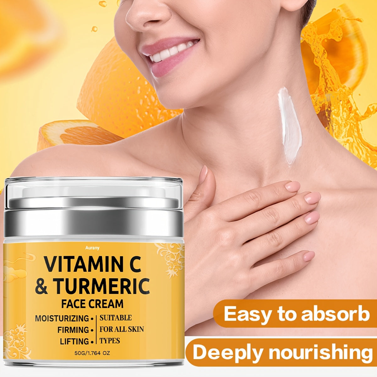 2pcs Turmeric Face Cream Gifts For Women Firming Lotion