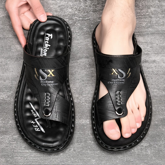 Mens Comfortable Hiking Sandals Sports Sandals Beach Walking Sandals with Arch Support