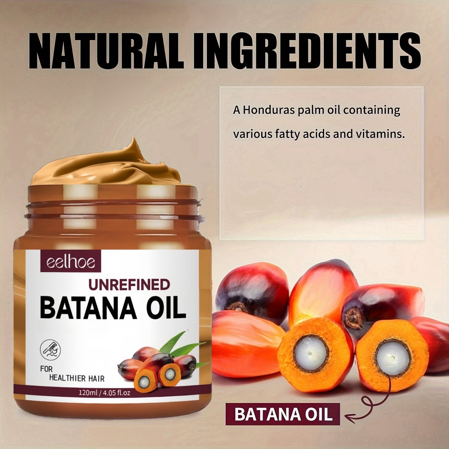 3pcs Hydrating Batana Oil Deep Conditioner Hair Mask