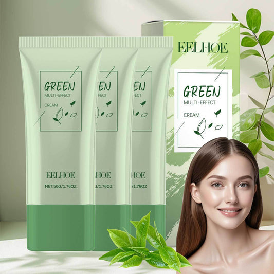 3pcs Green Tea Oil Control Moisturizer 50g Deep Moisturizing Cream