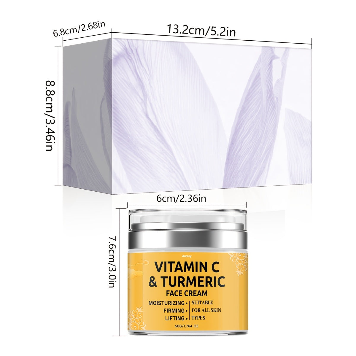 2pcs Turmeric Face Cream Gifts For Women Firming Lotion
