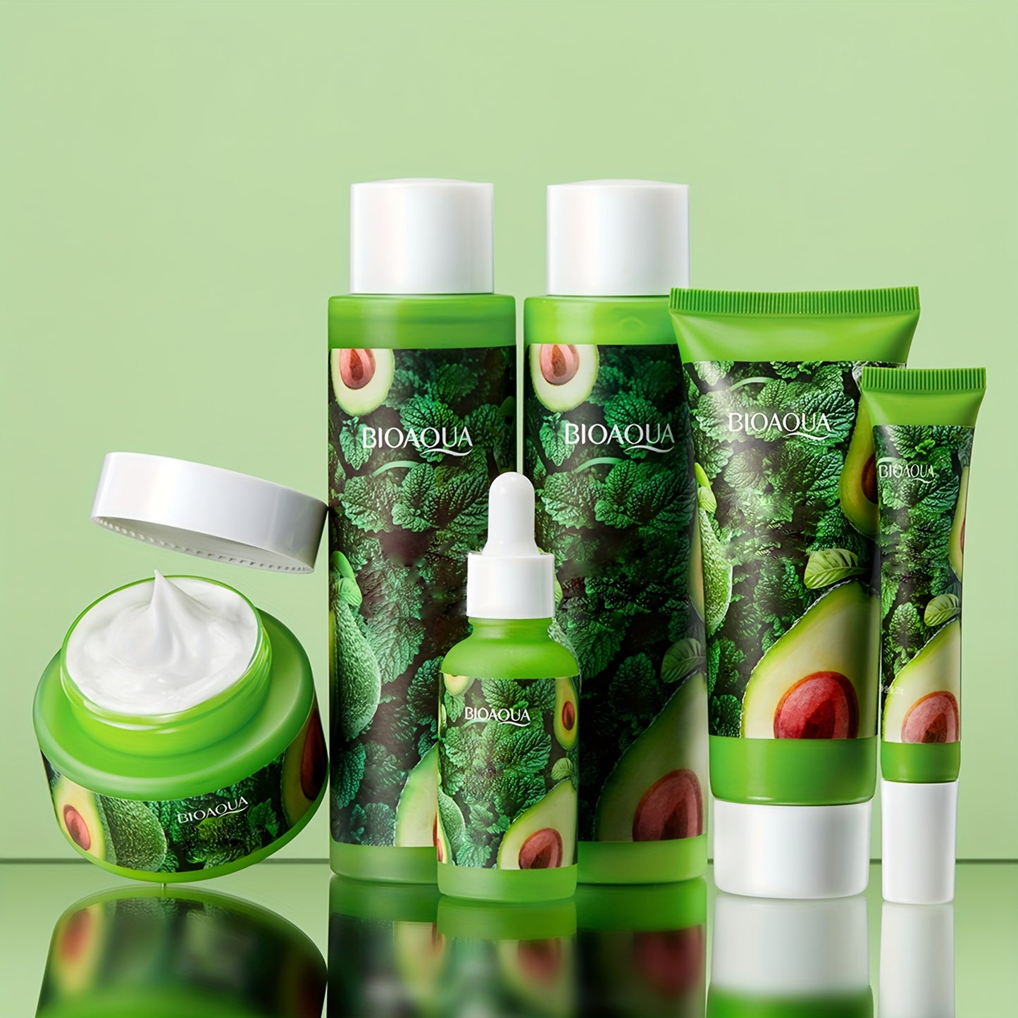 Avocado Skincare Set with Facial Cleanser and Lotion