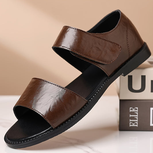 Mens Breathable Sandals Casual Beach Shoes Soft Sole Trend Shoes Anti-slip Wear-resistant Two Colors