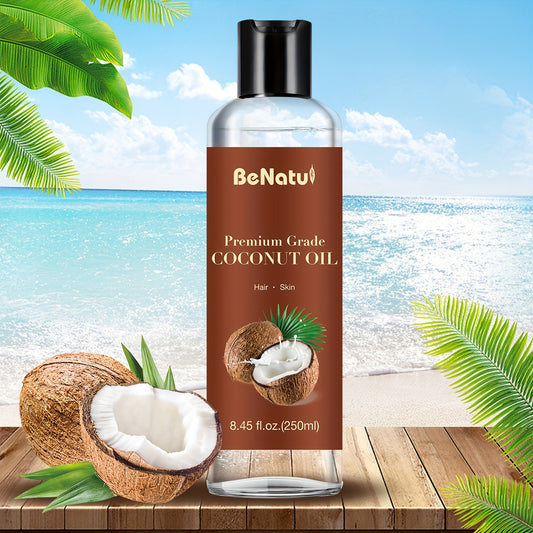 8.45 FL.OZ./ 250 ML Coconut Oil For Skin, Hair, Nails