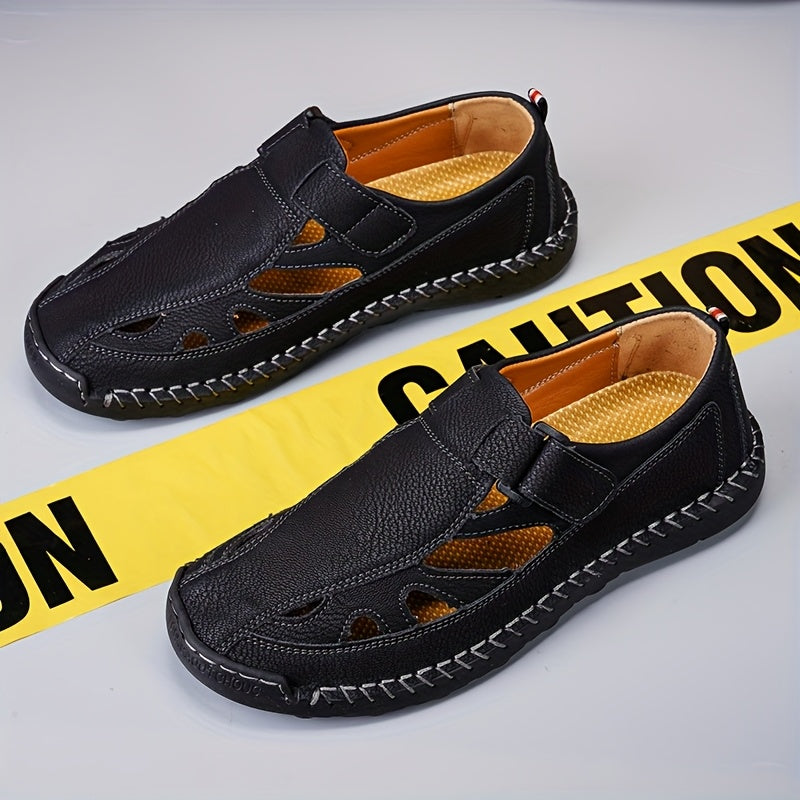 Mens Outdoor Slip On Casual Sandals Beach Shoes Fisherman Shoes