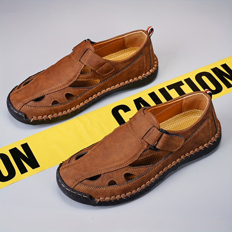 Mens Outdoor Slip On Casual Sandals Beach Shoes Fisherman Shoes