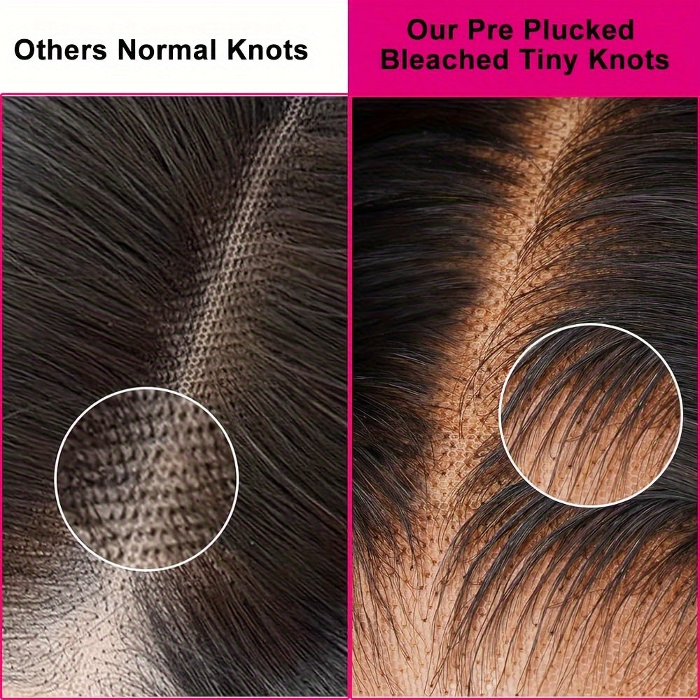 4x4 Kinky Curly Lace Front Wig Glueless Human Hair Pre-Plucked and Pre-Cut 180 Density Transparent HD Lace Closure Natural Look for Women Beginner Friendly Lustrous Shine Wig