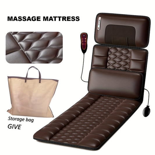Full Body Massage Mattress with Neck Kneading and Heat Therapy