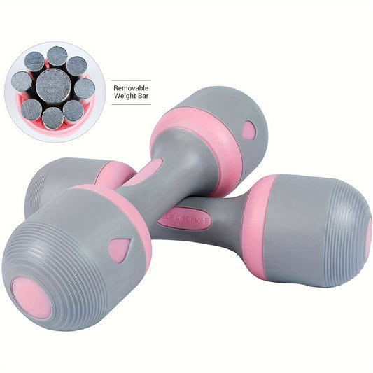 5-in-1 Adjustable Dumbbell Set with Non-Slip Grip Compact