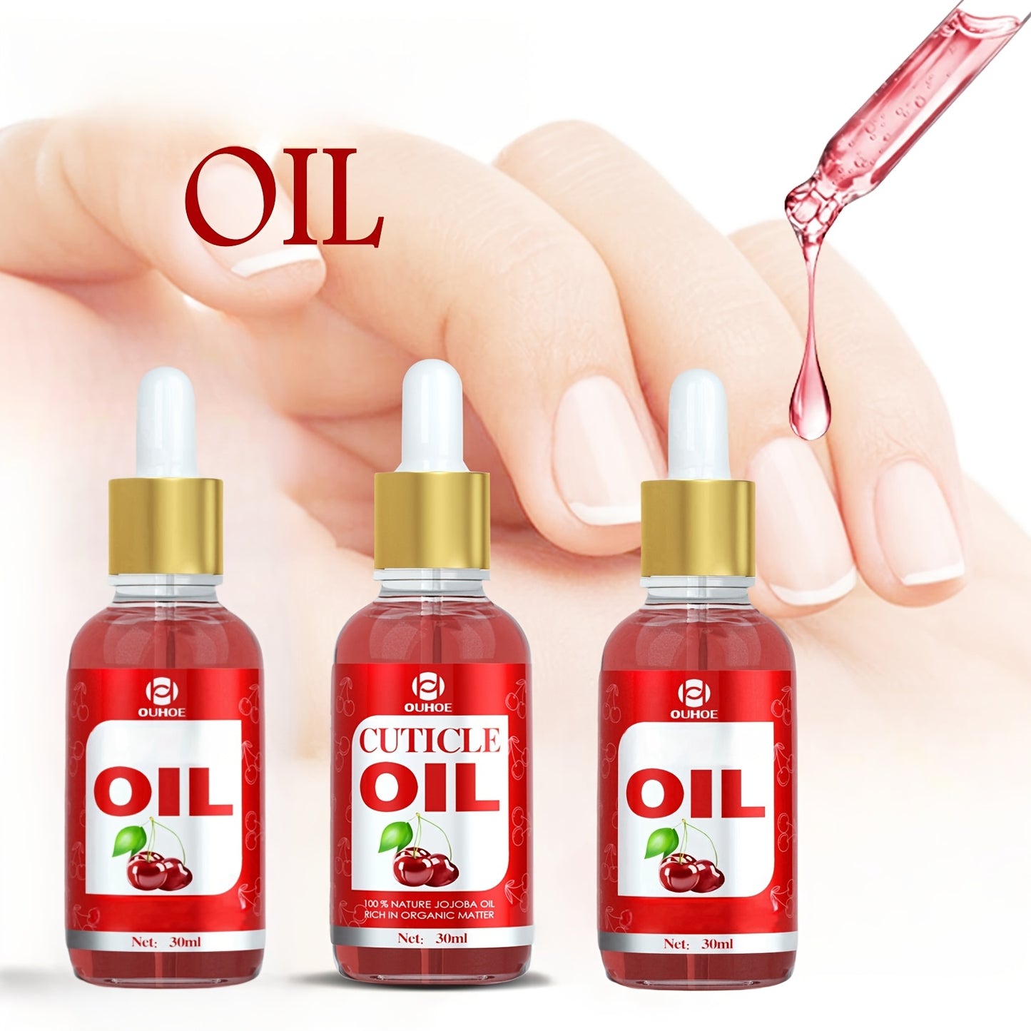 1.01oz Moisturizing Nail Care Oil with Vitamin C and E