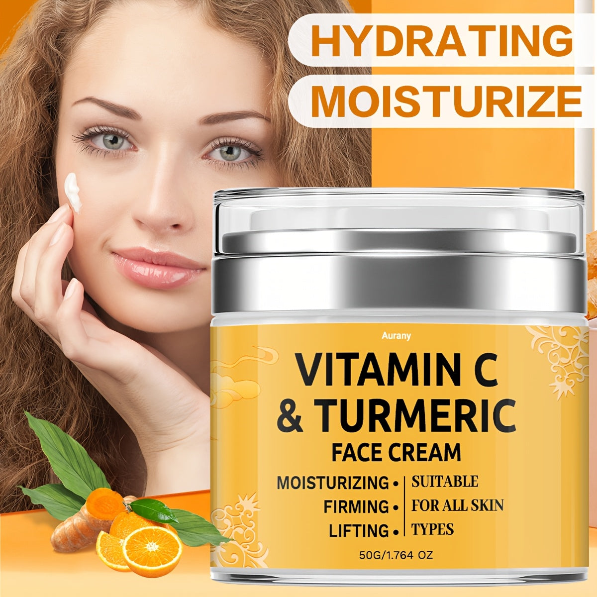2pcs Turmeric Face Cream Gifts For Women Firming Lotion
