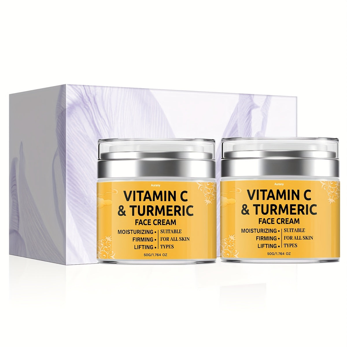2pcs Turmeric Face Cream Gifts For Women Firming Lotion