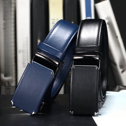 2pcs DOOPAI Men's Genuine Leather Belt with Automatic Buckle