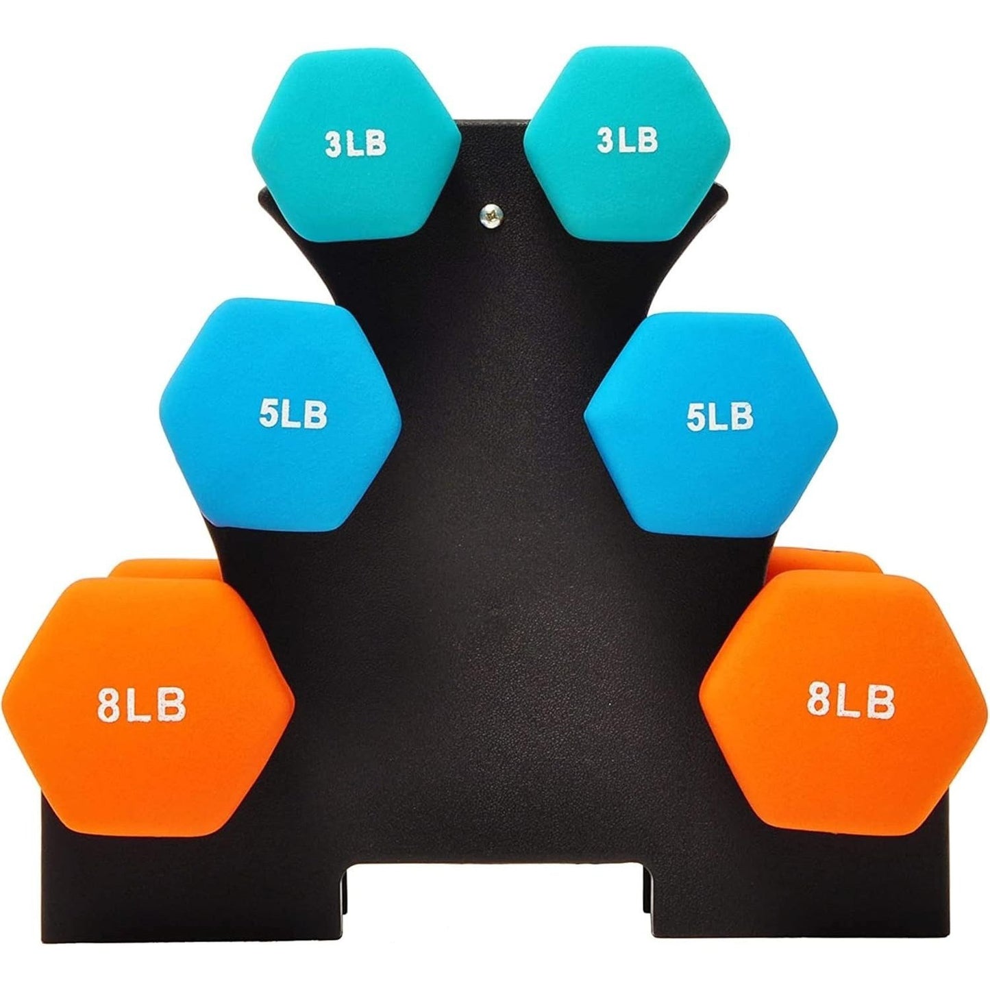 BalanceFrom Dumbbell Set with Stand for Home Gym