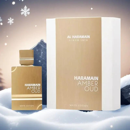 Haramain Oud Men's Perfume White Classic Fashion Gift