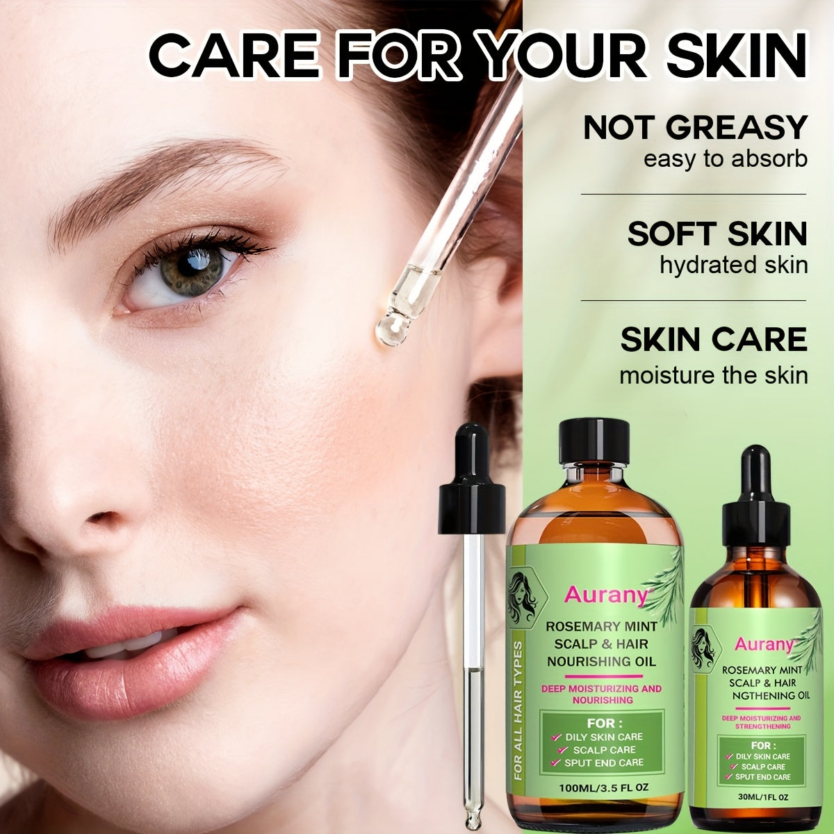 AURANY Rosemary Oil Moisturizing Essential Oil For Skin