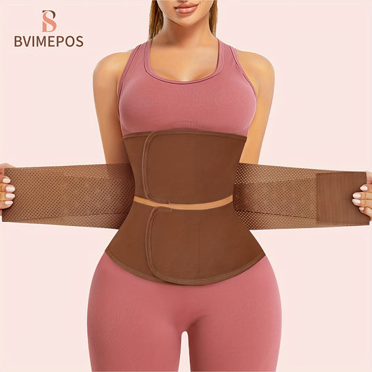 BVIMEPOS Women's Brown Waist Trainer Slimming Tummy Control