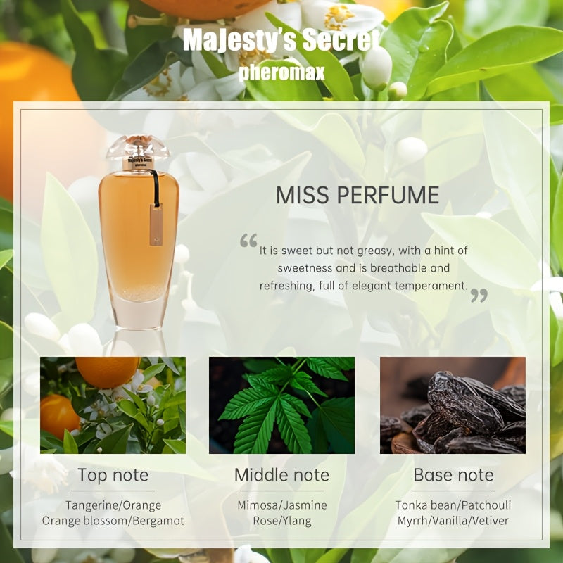 Women's Fragrance 3.38oz Blends Orange With Vanilla Notes