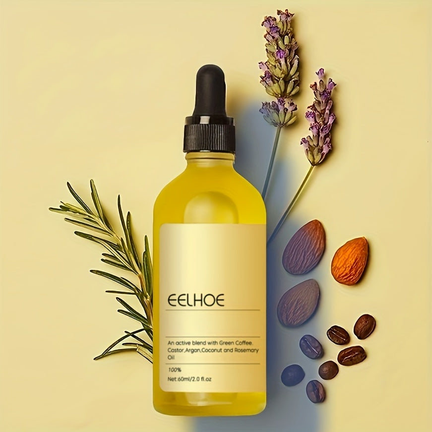 6pcs 2.03oz Natural Hair Oil Veganic Hair Oil for Dry Hair