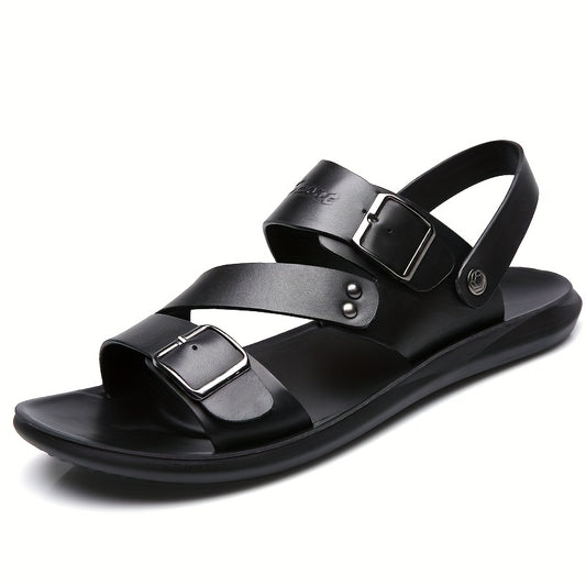 Men's Summer Sandals Suitable For Outdoor Wear And Driving Anti Slip Wear Resistant Casual Trendy Beach Shoes